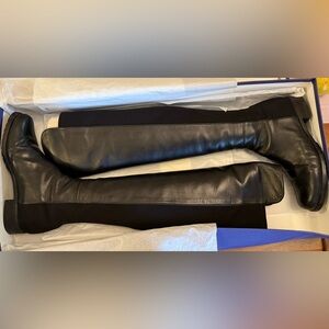 Stuart Weitzman for Russel&Bromley 50 50 Black Nappa boots